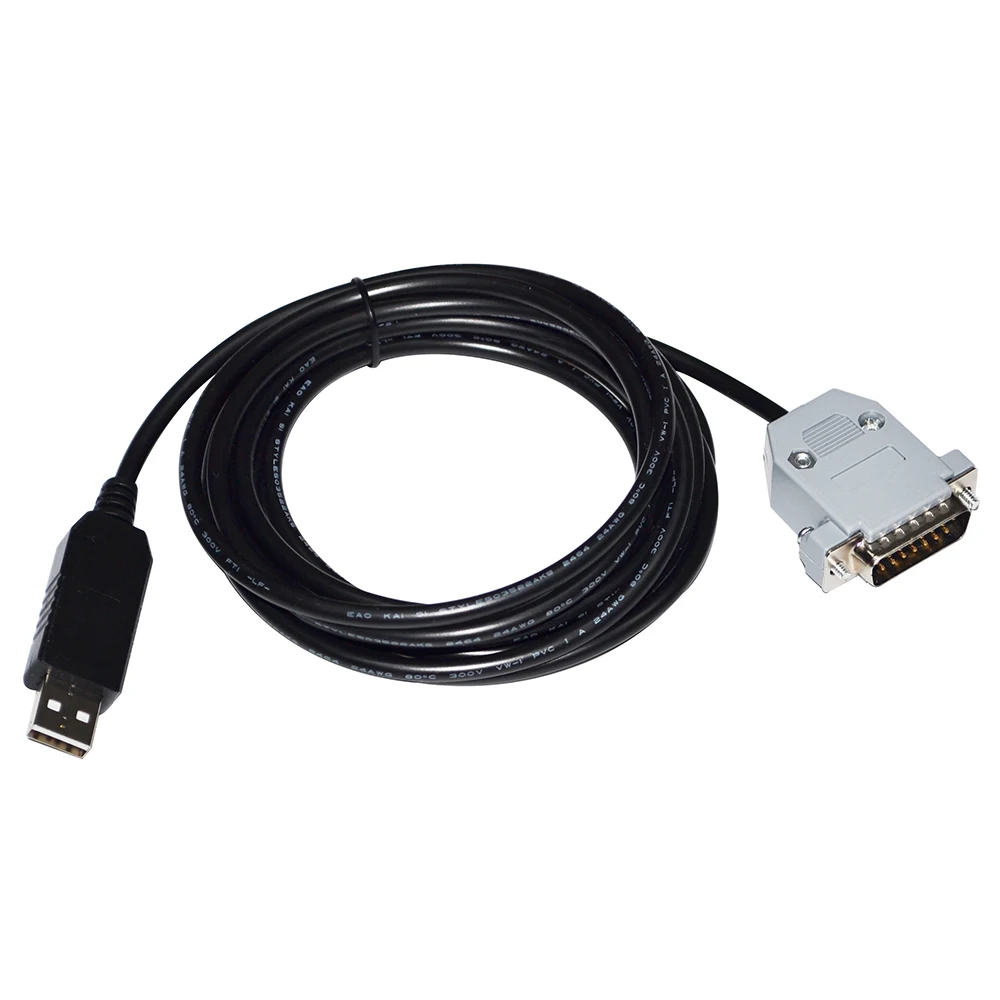 Ftdi Ft232rl Rs232 Usb para D-sub 15pin Db15 Adaptador Macho Cabo de Comunicação Serial para Yaohua Balança Eletrônica para pc
