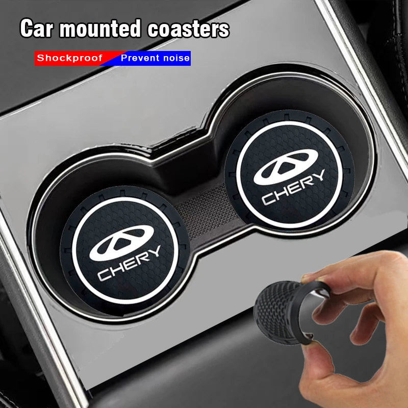 Car Universal Cup Holder Anti Slip Insert Coasters for Subaru Sticker