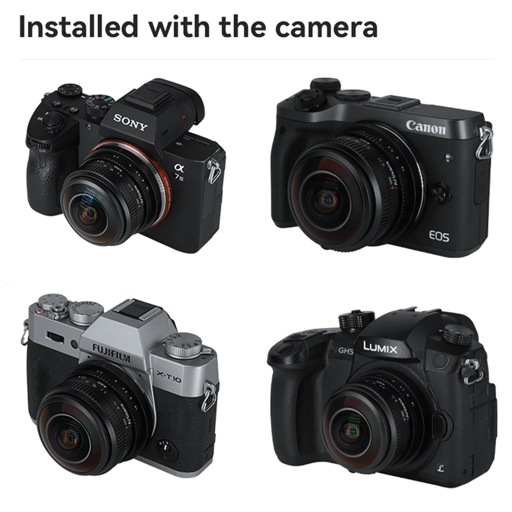 7artisans 4mm f2.8 APS-C ° 超広角魚眼レンズ (Sony e canon 225 Fuji x m4/3  mftマウントレンズ用)
