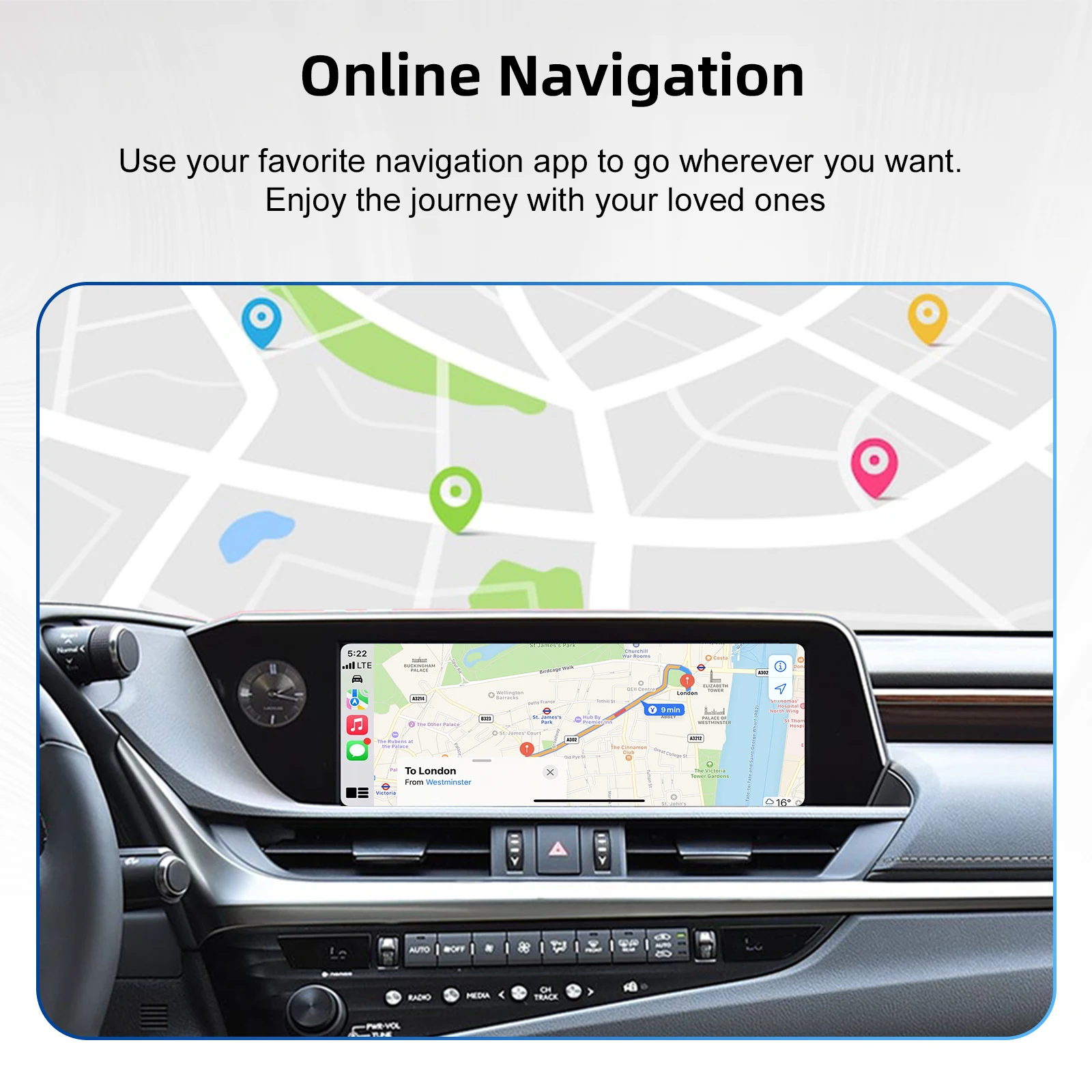Lexus Android Auto CarPlay Module Box