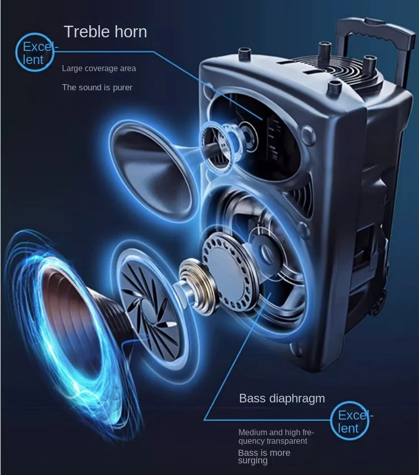 15 Inch Wireless Bluetooth Speaker 4