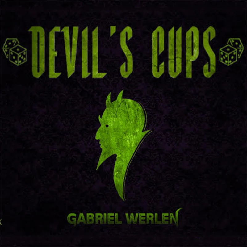 Gabriel Werlen의 악마의 컵 마술 트릭은 무대 특수 효과를 닫습니다. 환상 정신주의 숨겨진 주사위 예측 소품을 찾으십시오