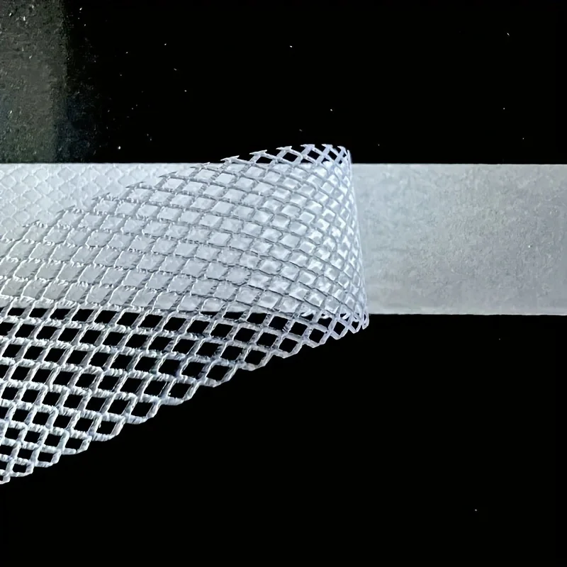 Cinta de malla adhesiva de fusi&oacute;n en caliente para ropa 1 rollo 9M cierre doble cara cinta entrelazada DIY sewing acce