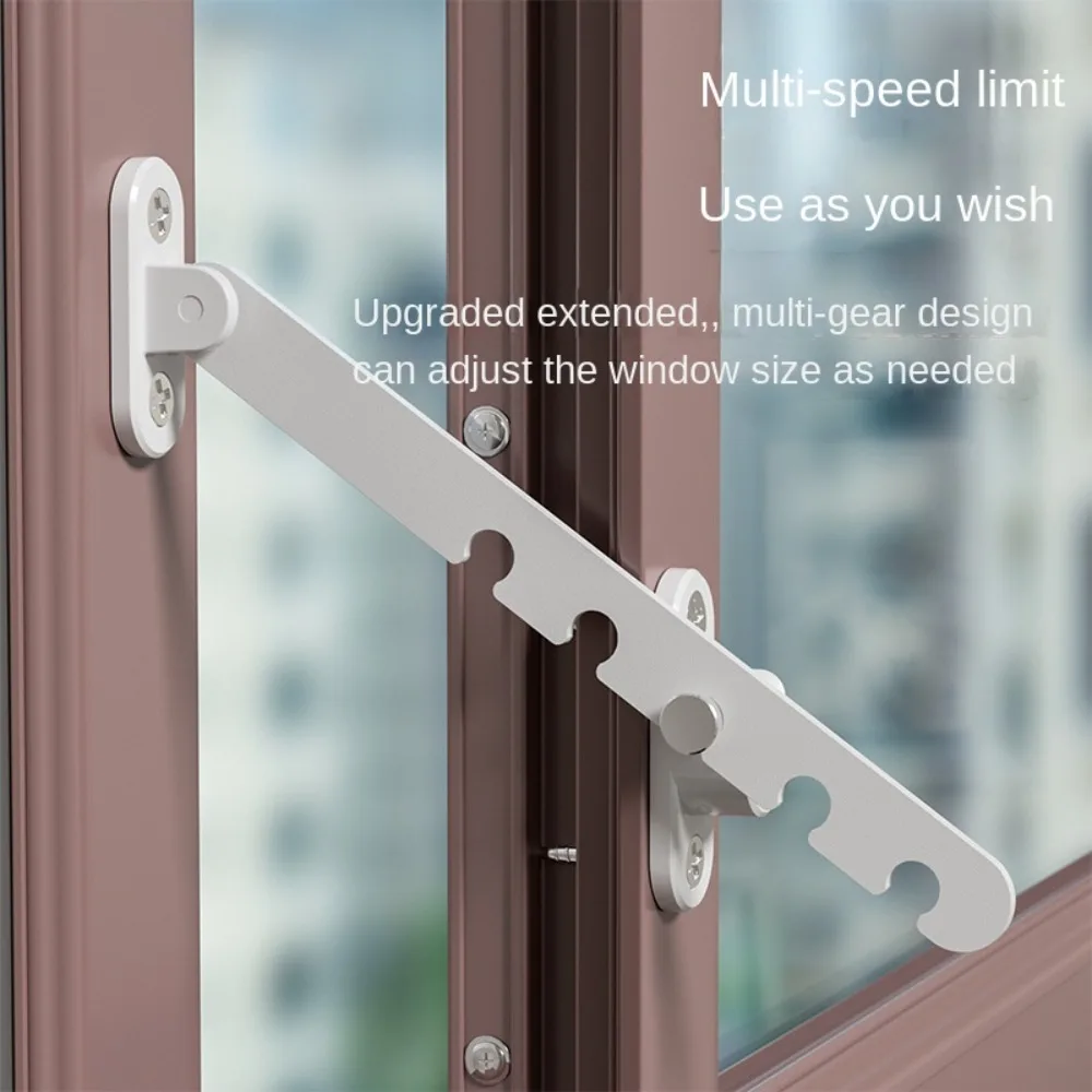 Window Opening Limit Size Wind Brace Inside Opening Multigear Child Safety Lock Firm Safety Stop Anti-fall Lock Home
