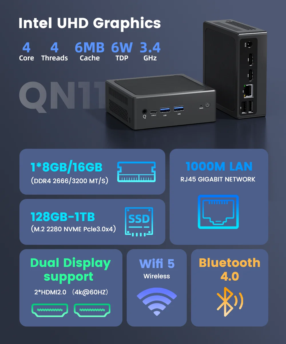 ミニPC intel N 100 16GB RAM 512G SSD Amazon.com: N100 Mini PC, 16GB RAM 512GB M.2 SSD Mini