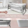 Adult Portable Bathtub, Large 56 Inch Foldable Bathtub, Ergonomically Designed for Quick and Easy Folding of The Bathtub 5