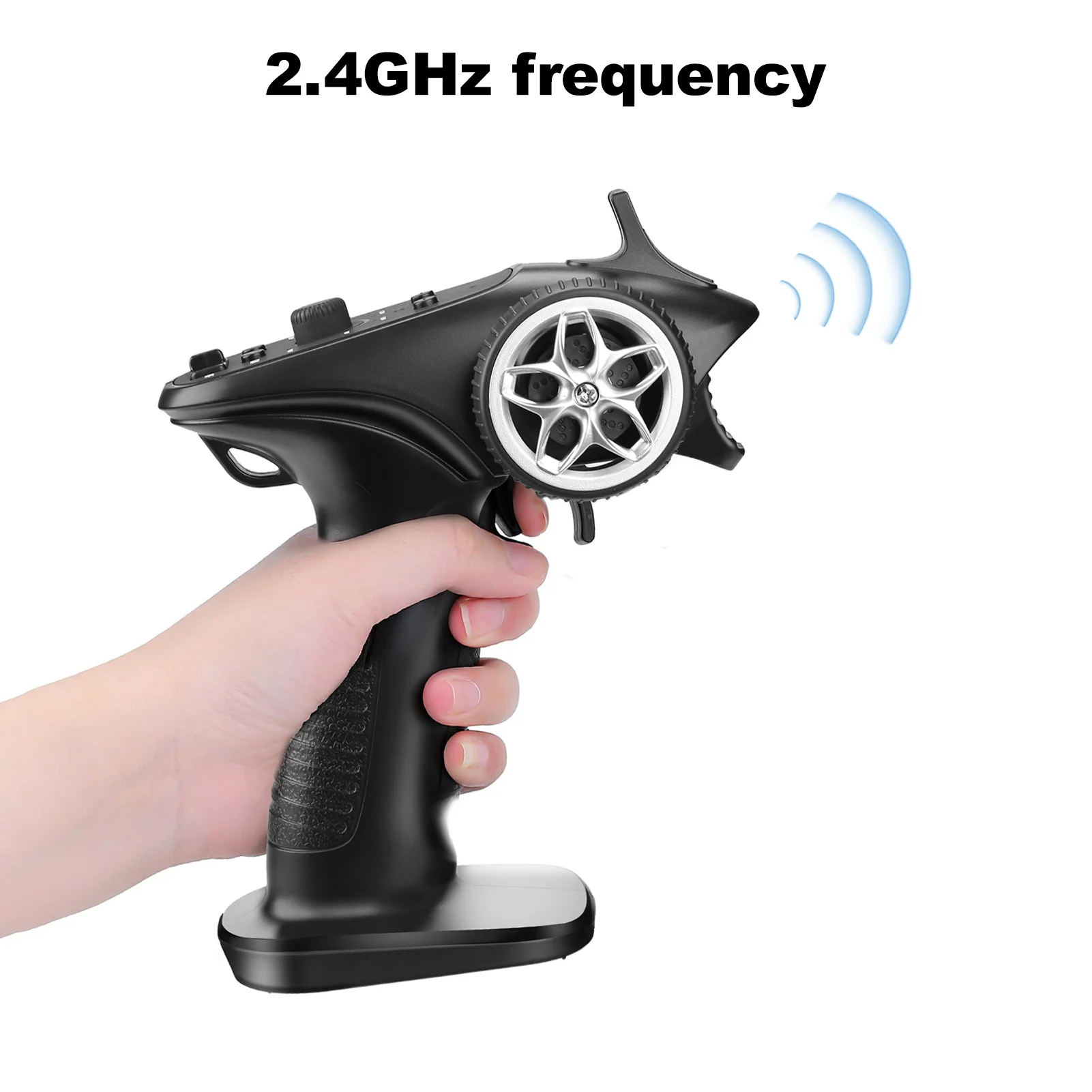 GA-4H-TX 4CH 2.4GHz Remote Controller Digital Radio Transmitter with Receiver for 1/8 1/10 1/16 1/32 RC Car Boat 2