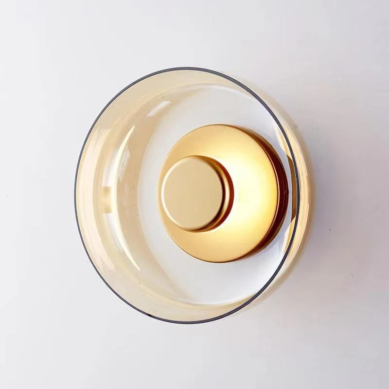 Modern Led Wall Lamp Glass Nordic Living Bedroom Bedside lamp kitchen Lighting Bowl Hanging Sconces Indoor Decor Light Fixtures