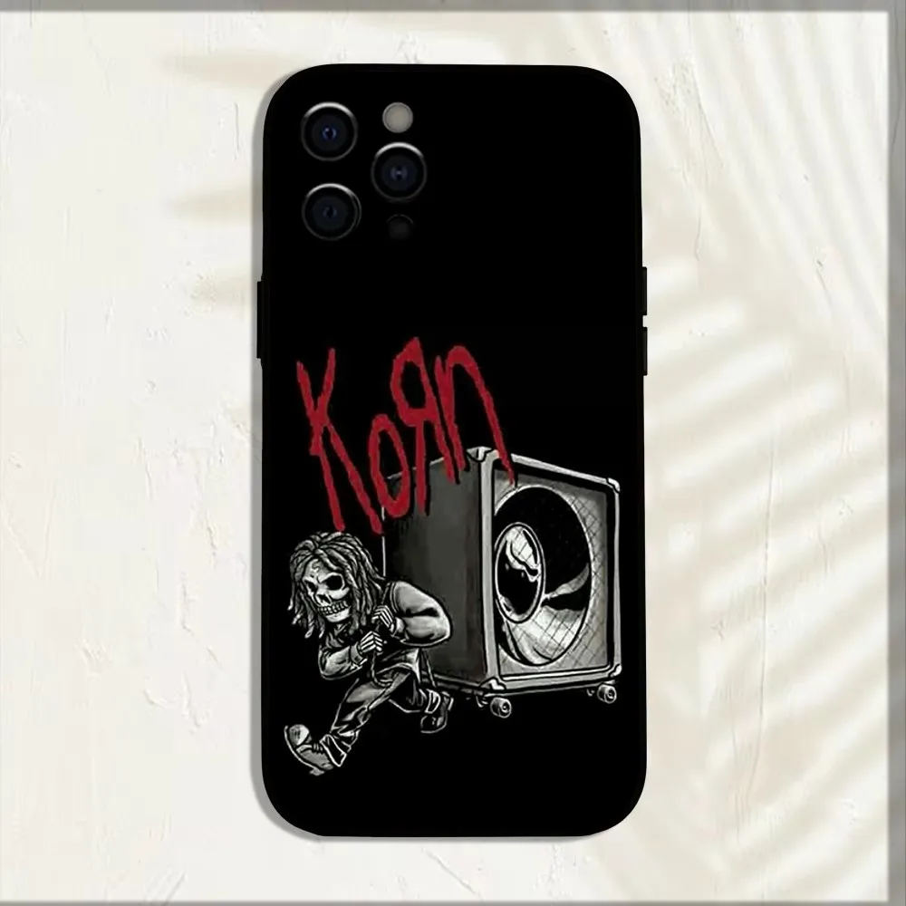 K-Korn Rock Band Soft Black Phone Case Cover