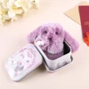 Fluffy Bunny Trinket Key Chain Charm Fur Cute Fluffy Bunny Keychain Fluffy Fur Pompon Bunny Doll Pendant Bunny Lulu Keychain 4