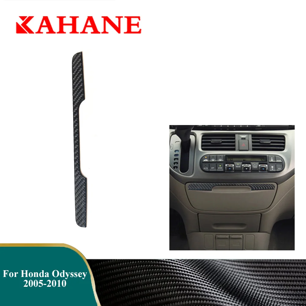 

Автомобильные наклейки из углеродного волокна Коробка для хранения консоли ручка декоративная накладка для Honda Odyssey 2005-2010 аксессуары для интерьера