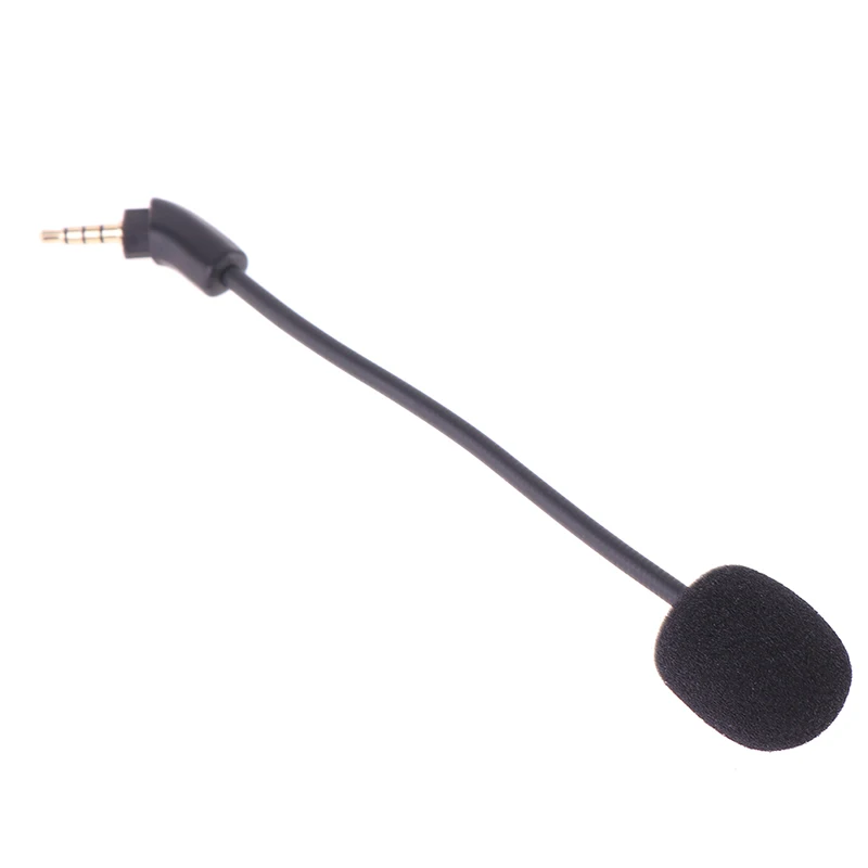 1PCS Mini Microphone For HyperX Cloud RevolverS Gaming Headset Replacement Auxiliary Gaming Microphone Gooseneck