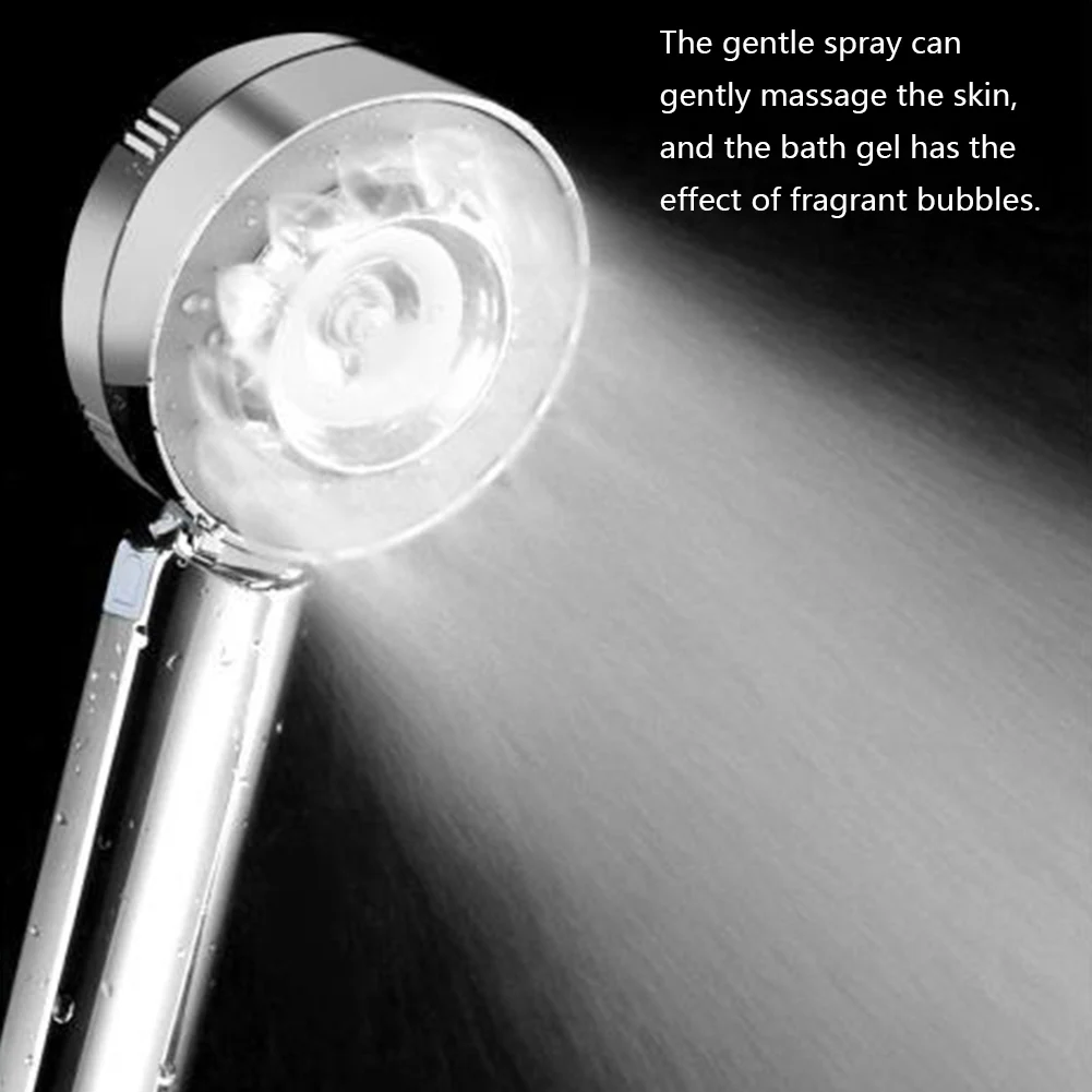 

Double Sided Shower Head High Pressure For Bathroom Sprayer Replacement Massage Shampoo Perfume Shower Gel Filling Design
