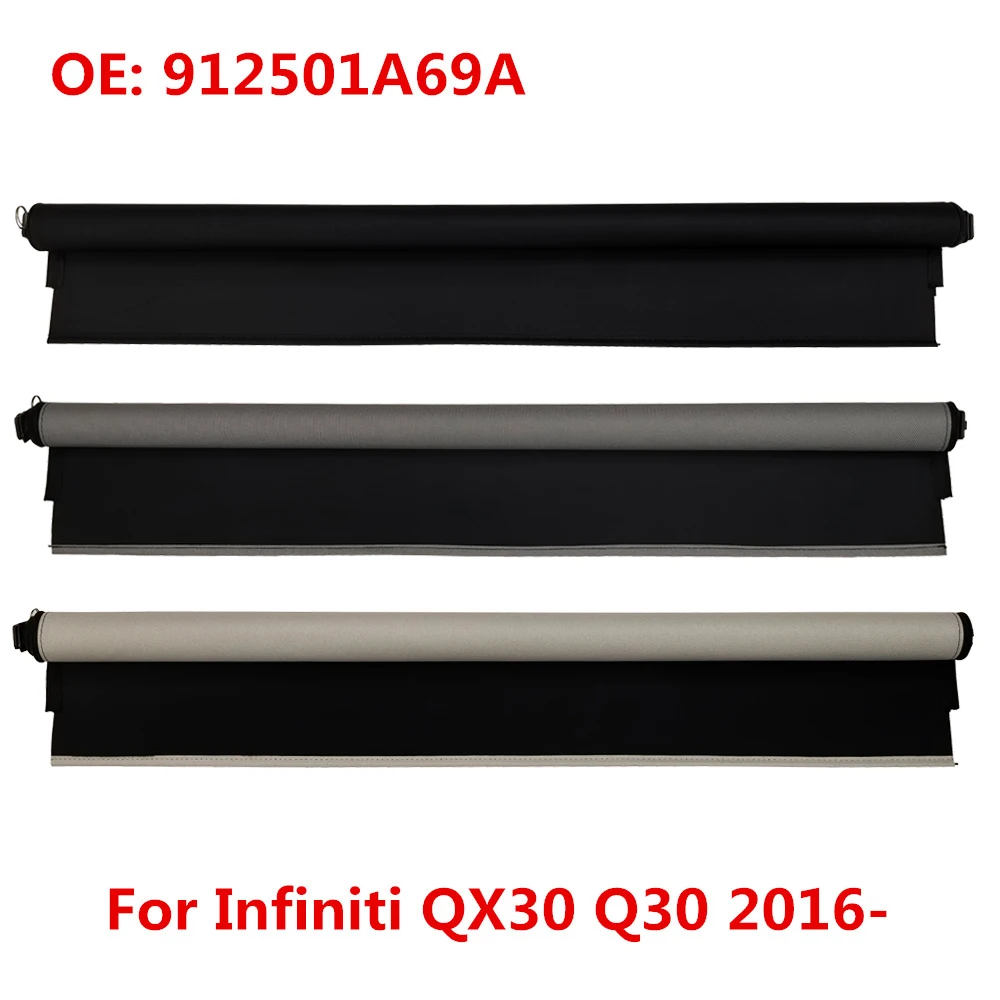 インフィニティ QX30 Q30 2016 2017-912501A69A 車パノラマサンルーフローラーブラインドサンシェードカーテ サンルーフサンシェードカーテン インフィニティ QX30 Q30 2016-車のパノラマサンルーフサンシェードカーテンカバーアセンブ サンシェード  インフィニティ QX30 Q30 2016- 車用パノラマサンルーフサンシェードカーテンカバーアセンブリ 912501 2018.5 INFINITI