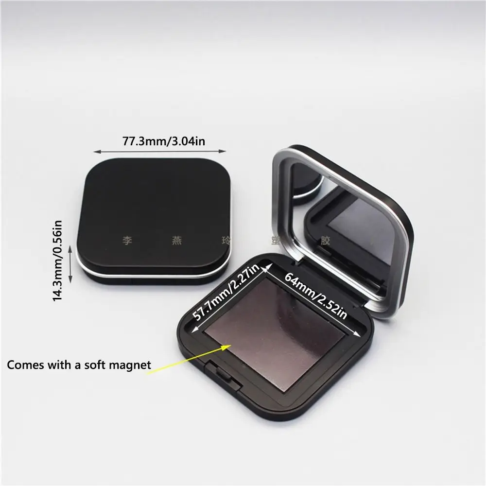 Multi-grids DIY Eyeshadow Palette Empty Black Magnetic Makeup Palette Match By Oneself with Mirror DIY Cosmetic Box
