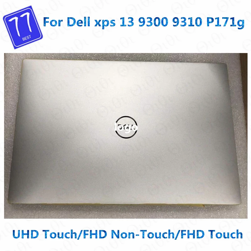 

Оригинал для Dell xps 13 9300 9310 P171g P117g001 P117g002 светодиодная ЖК-панель Сенсорный экран Замена полная сборка с Hings