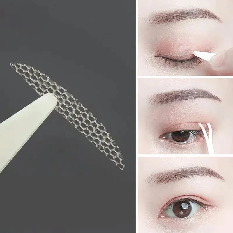 Double Fold Eyelid Tape Double Eyelid Styling Glue Face Lift Sticker Box Eye Lift Strips Double Eyelid Tape Eyelid Stripe Invisible Double Fold Stickers Make Up Tools