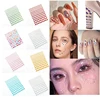 3PCS Jewel Sparkle Crystal Eye Drill Sticker Facial Beauty Decorations Holiday Makeup Crystal Diamond Stickers Color Random 1