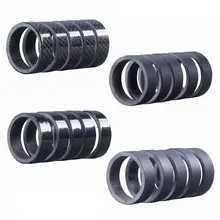 

Carbon Fibre Spacer Headset Fork Washer 10mm 5pcs/Lot Bicycle Parts 28.6mm (1-1/8 inch)