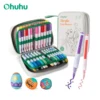 Ohuhu Acrylic Paint Markers 48 Paint Pens Reversible Tip Acrylic Markers Waterproof for Rock Painting Easter Egg Wood Plastic 1