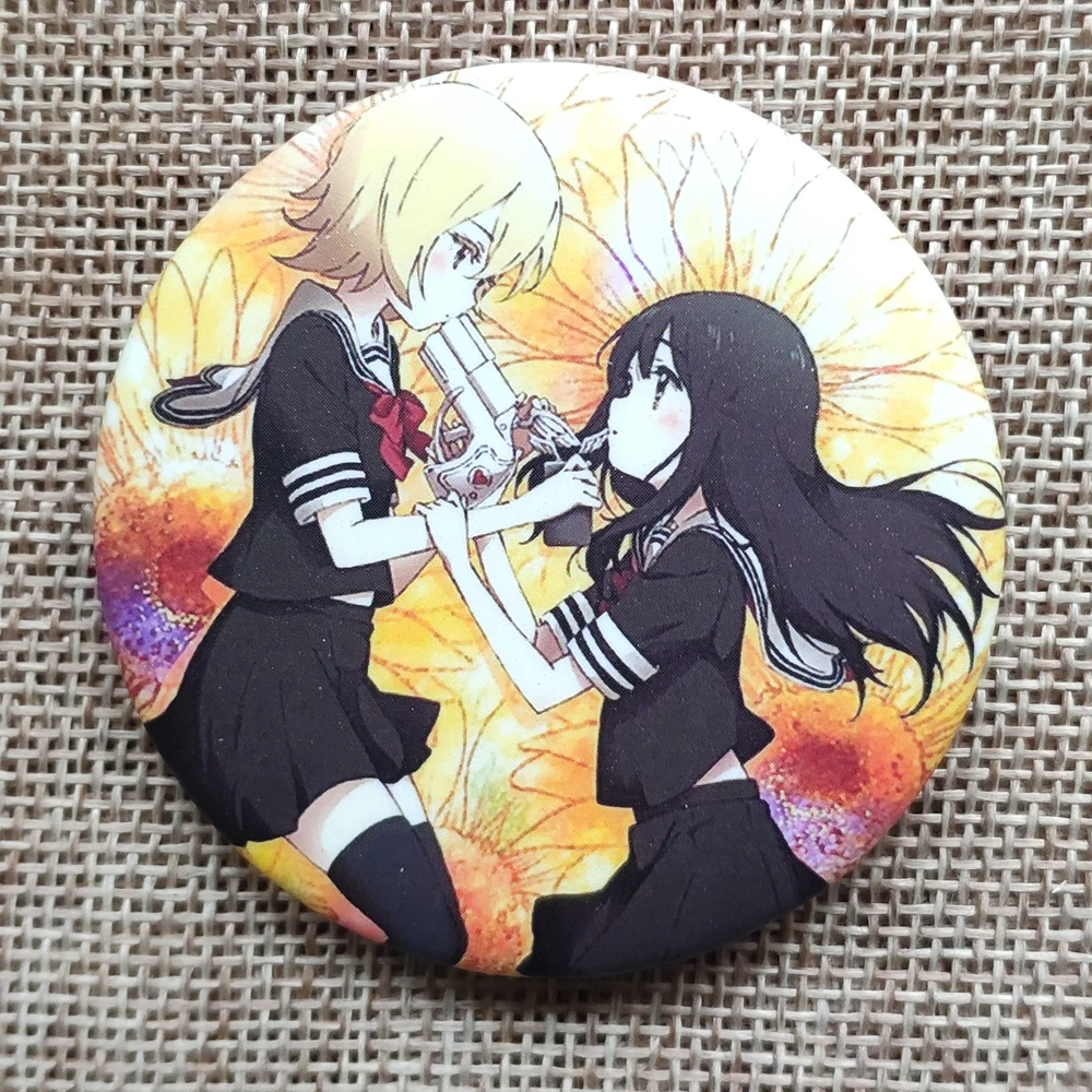 1pc Magical girl site anime badges around 58 mm Anime Mahou Shoujo sitio  Asagiri Aya Brooch