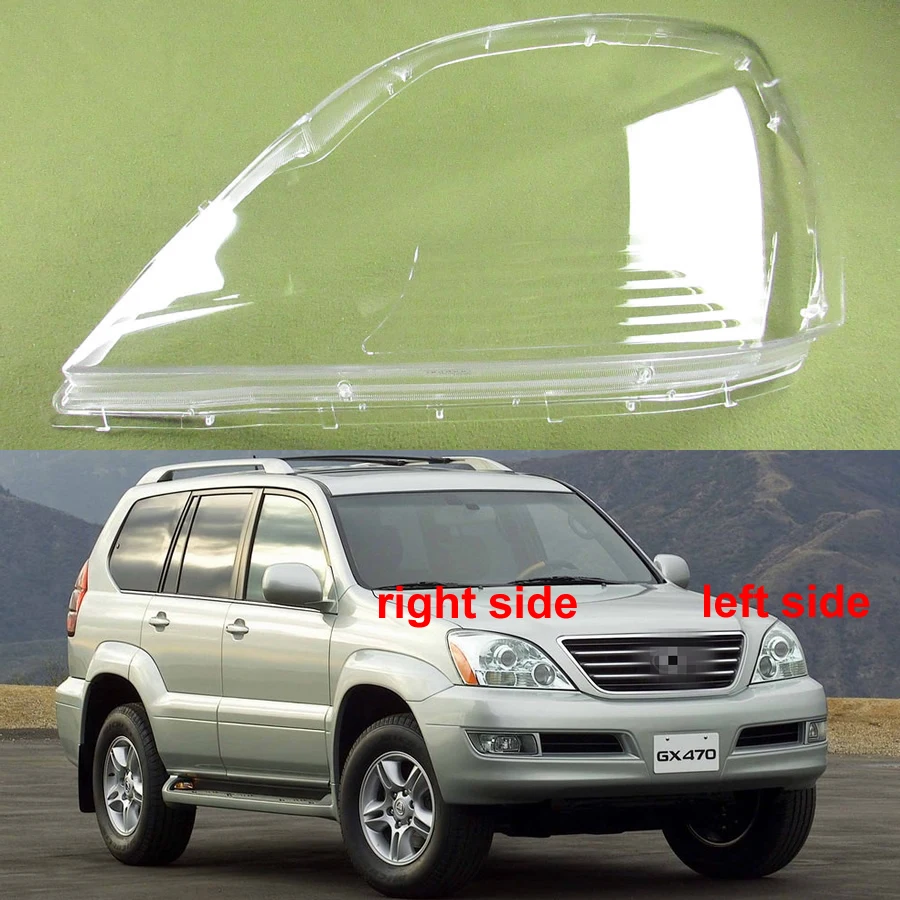 For Lexus GX270 GX400 GX460 GX470 2004 2012 Headlamp Cover Lampshade