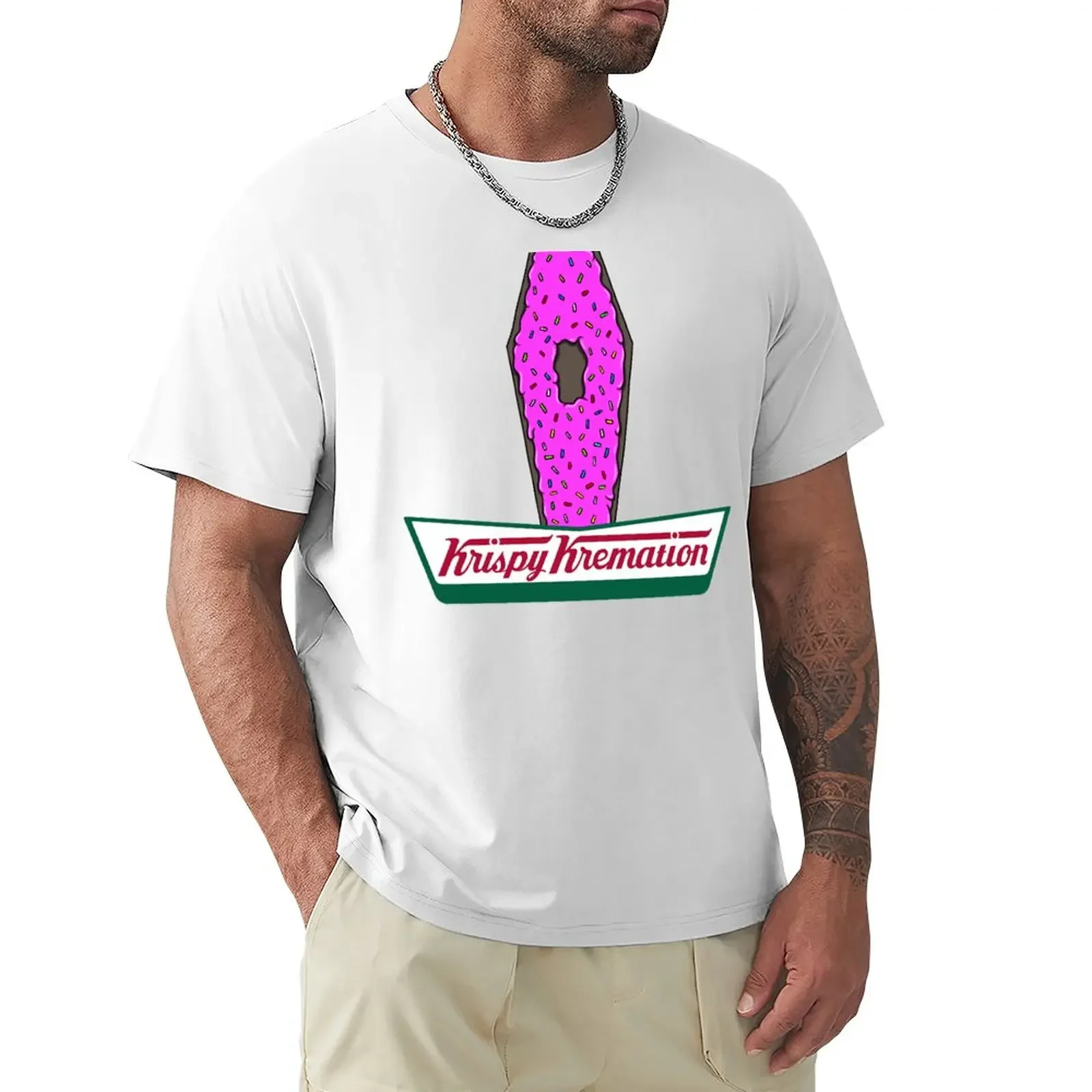 

Krispy Kremation T-Shirt Blouse sports fans mens t shirt graphic customizeds blanks t shirts men
