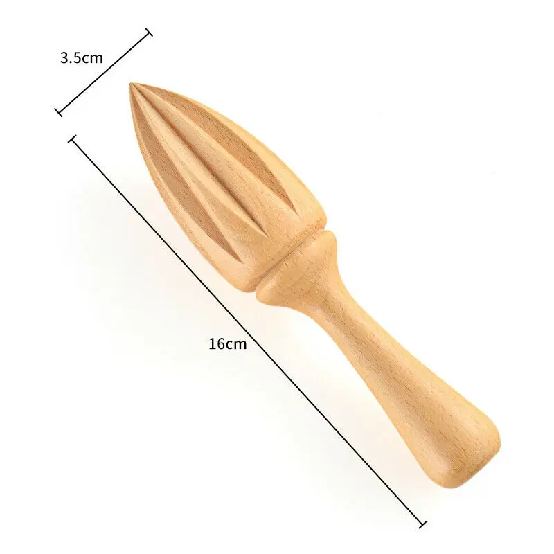 Creative Wooden Fruit Juicer Orange Lemon Squeezer Mini Hand Press