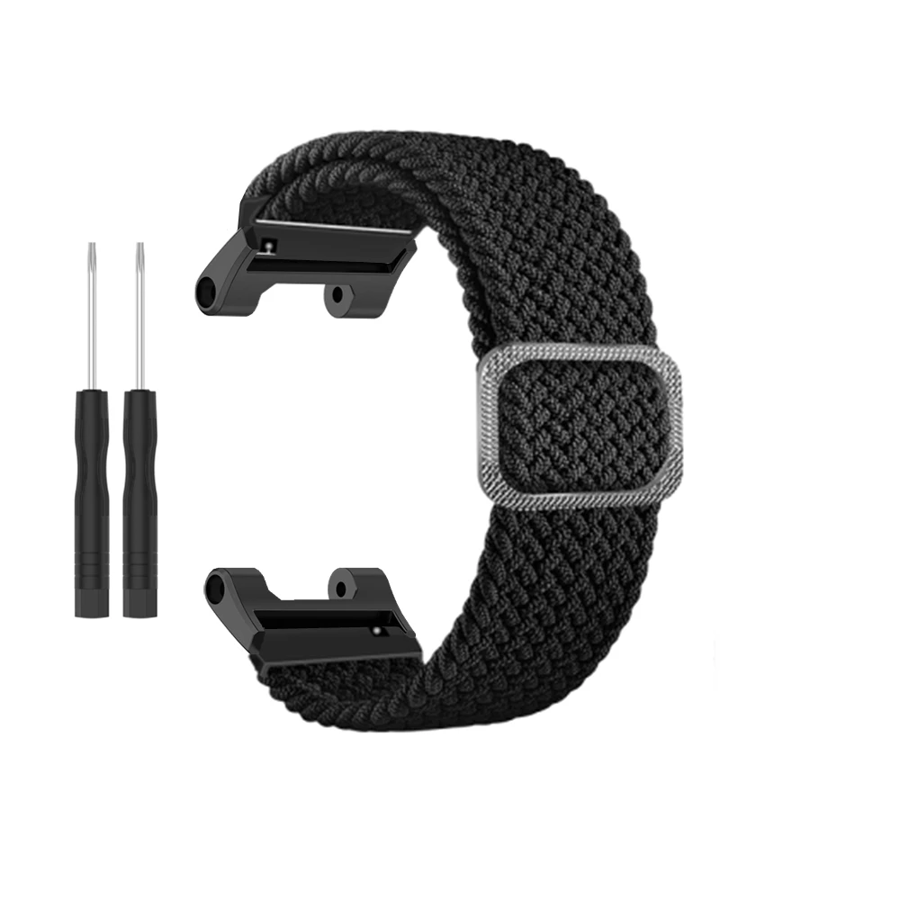 Breathable Nylon Adjustable Wristband - Soft Elastic Bracelet for Smart Watch Accessories