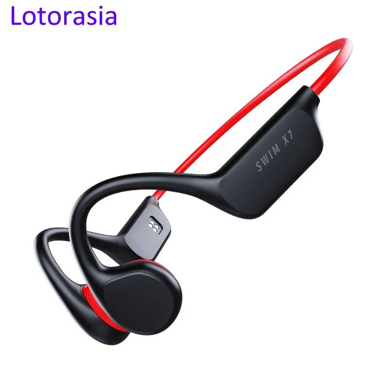

x7 Swim Bone Conduction Headphones Bluetooth Earphone 32gb MP3 Music Player IPX8 Waterproof Earbuds Fitness Sport Headset