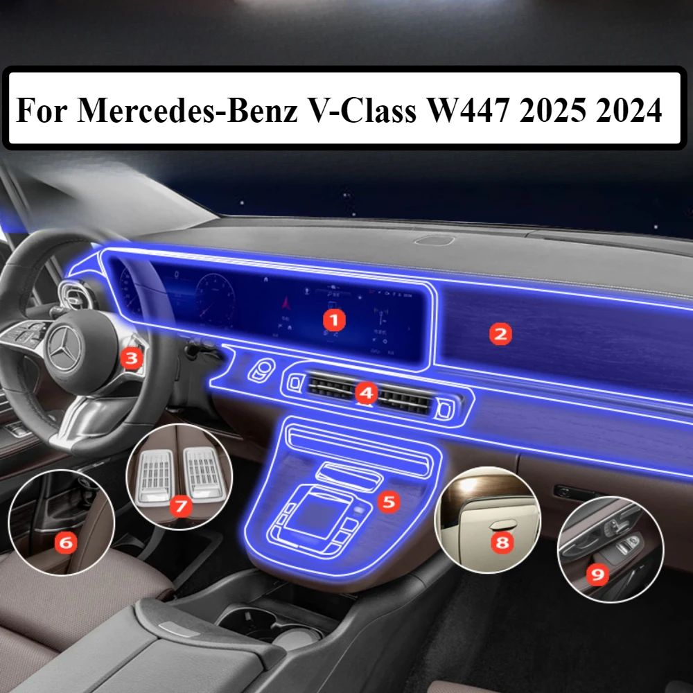 brotect Pellicola Vetro Opaca per Mercedes-Benz V-Klasse