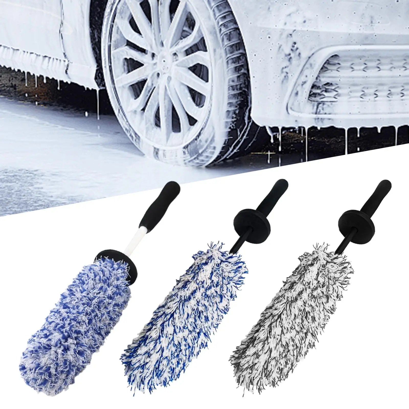 Car Wheel Hub Cleaning Brush, Multipurpose, Car Tire Detailing Brush , Wheel Brush