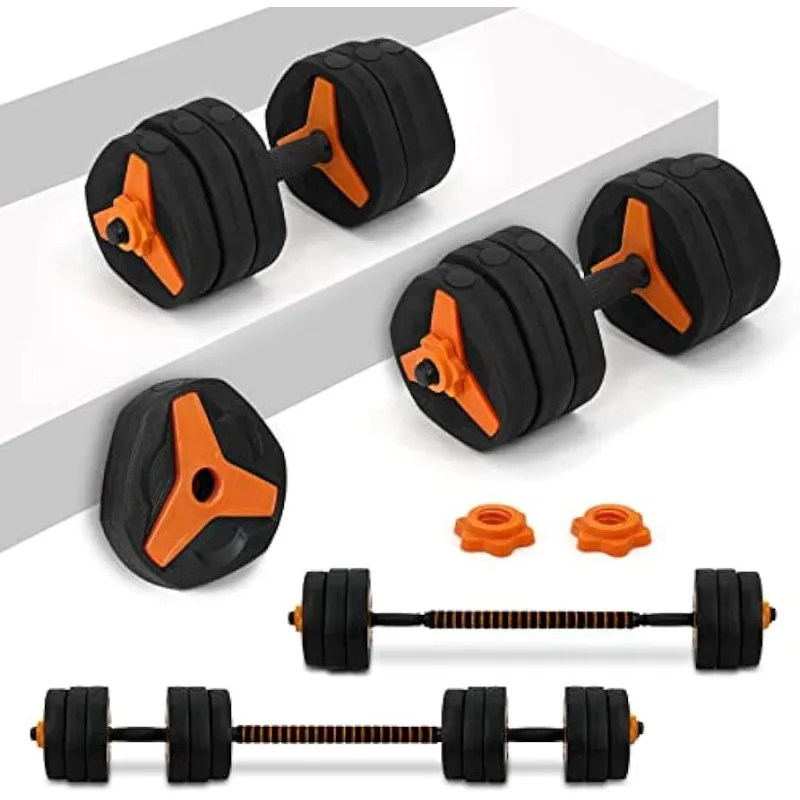 

VIVITORY Weights Dumbbells Set, Adjustable Dumbbell Set Up to 40 Lbs, Weight Set for Home Workout with Connector