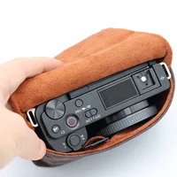 Camera Storage Bag Portable Camera Bag Case Storage Pouch Inner 11*7*4cm for So-ny ZV1 ZVE10 Body for Canon G7X III etc