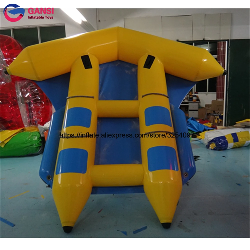 Inflatable Fish Tube Towable Flying Fish Boat Inflatable Flying Water Tube 6 person inflatable fly fish toy inflatable flying fish tube towable inflatable water fly fish for sale