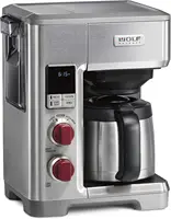 Programmable Coffee Maker System with 10 Cup Thermal Carafe, Built-In Grounds Scale 1