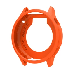 Smartwatch Silicone Protective Cover - Durable Skin Shell Guard (Orange)