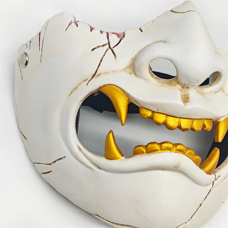 Death Stranding: Mount Yotei | White Resin Mask Cosplay Props 24 Death Stranding Beached Things Resin Mask Cosplay Props