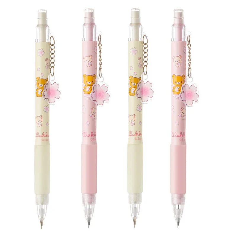 0.5/0.7mm Mechanical Pencils Cute Bear 2B Automatic Pencils Kawaii Stationery Kids Gifts Writing Tool School Office Press Pens compass mechanical pencil simple design drawing pencils school supplies kawaii pens writing multifunctional japanese stationery