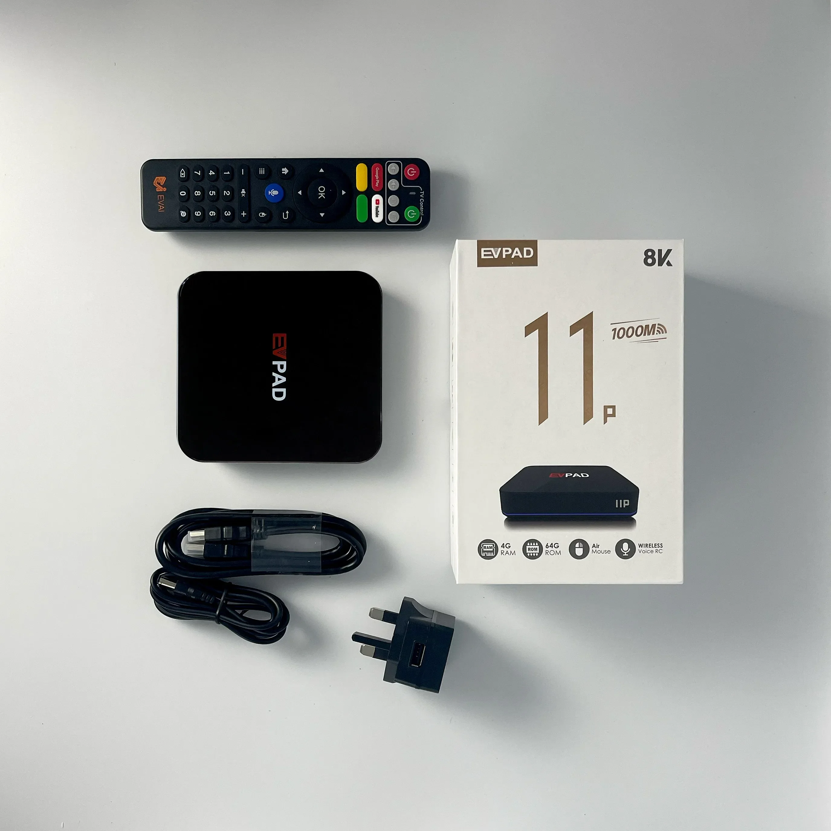 Smart TV Box Allwinner H618 Android 12 8K Set Top Box Voice RC 4GB 64GB WIFI6 BT5.2 1000M RJ45 Media Player Stable Box 6