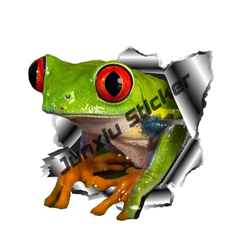 Adesivo a forma di rana, con cuore, freccia e corona, verde | FindTheDeal