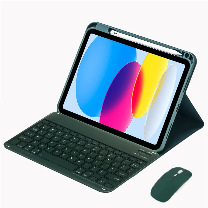 Custodia Con Tastiera Bluetooth Per IPad 11a Gen 2025 E 10a Gen 2022 – Staccabile Con Portamatite