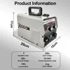 3-IN-1 MIG TIG MMA Semi-Automatic Welding Machine 30-330A Current Adjustment Inverter Welders Non Gas for Gasless Iron Soldering 6