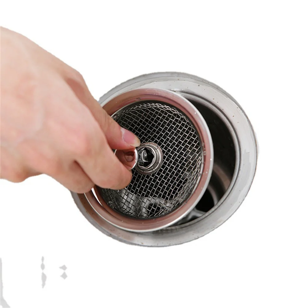 

Stainless Steel Kitchen Sink Plug Strainer,Rust Free Kitchen Sink Strainer, Sink Plug Replacement for Food and Hole Hair Catcher