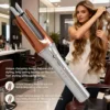 Auto Negative ions Rotating Hair Curler 3 grades Temperature Ceramic Fast Heat Hair Curler Big Wave Curling Iron Styling Tools 1
