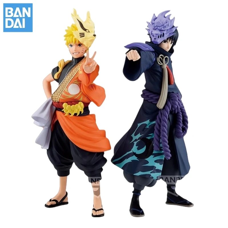 

Bandai Banpresto Naturo Uzumaki Naruto Uchiha Sasuke TV 20th Anniversary Anime Surrounding Figure Action Toy Figures Gifts