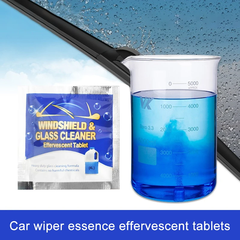 Solid Cleaner Car Windshield Cleaner Effervescent Tablets Wiper Glass Cleaning Concentrated Tablets BMW Accessories Car General