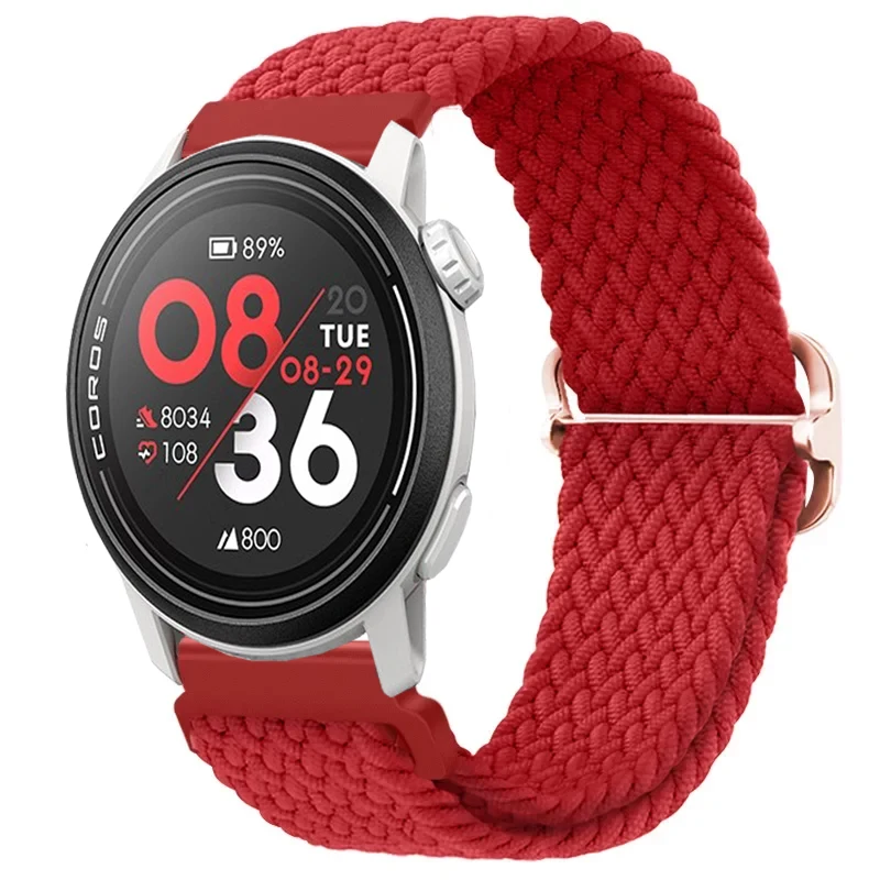 Soft Nylon Braided Breathable Watch Strap - 20mm/22mm Adjustable Bracelet