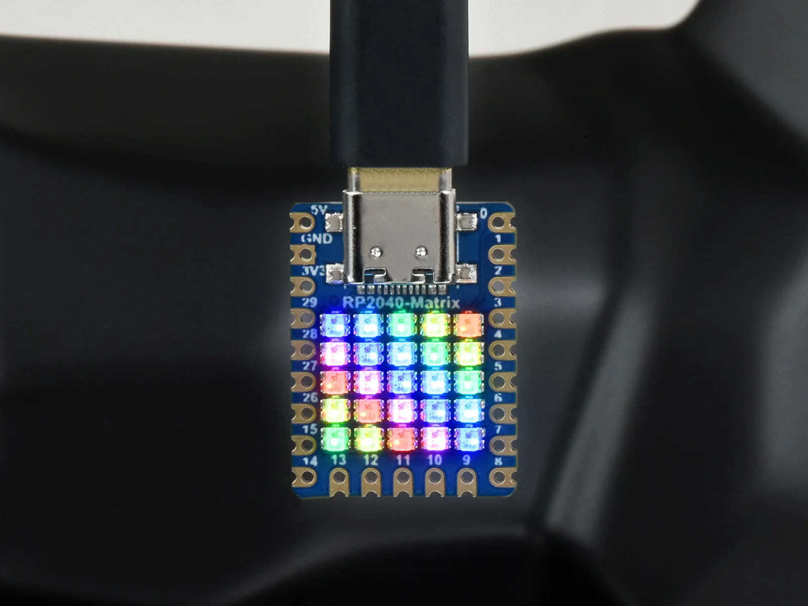 Waveshare RP2040-Matrix  , º 5  5 RGB LED Ʈ,  RP2040  ھ μ 