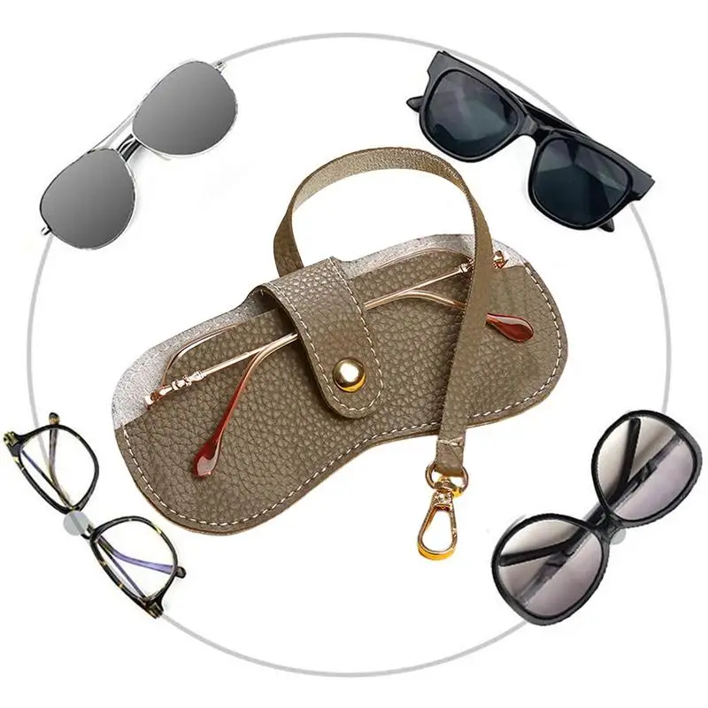 Sunglasses Soft Case PU Leather Glasses Holder Scratch Proof Sunglasses  Soft Case Dustproof Eyewear Sleeve For Prescription - AliExpress